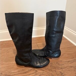 Frye Leather Jillian Boots Black Knee High Women’s 9.5